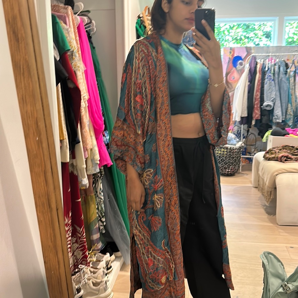 Thick stitch Duster